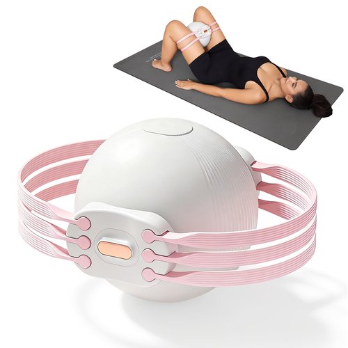 Thigh Master & Pelvic Floor Trainer for Women, Hip Trainer Kegel Exerciser - Strengthens Pelvic Floor Muscles, Aids Postpartum Recovery (Pink)
