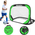 BOHEN Pop Up Soccer Goals for Kids - Foldable Portable Soccer Net for Outdoor & Indoor Play (3.3x2.2FT)