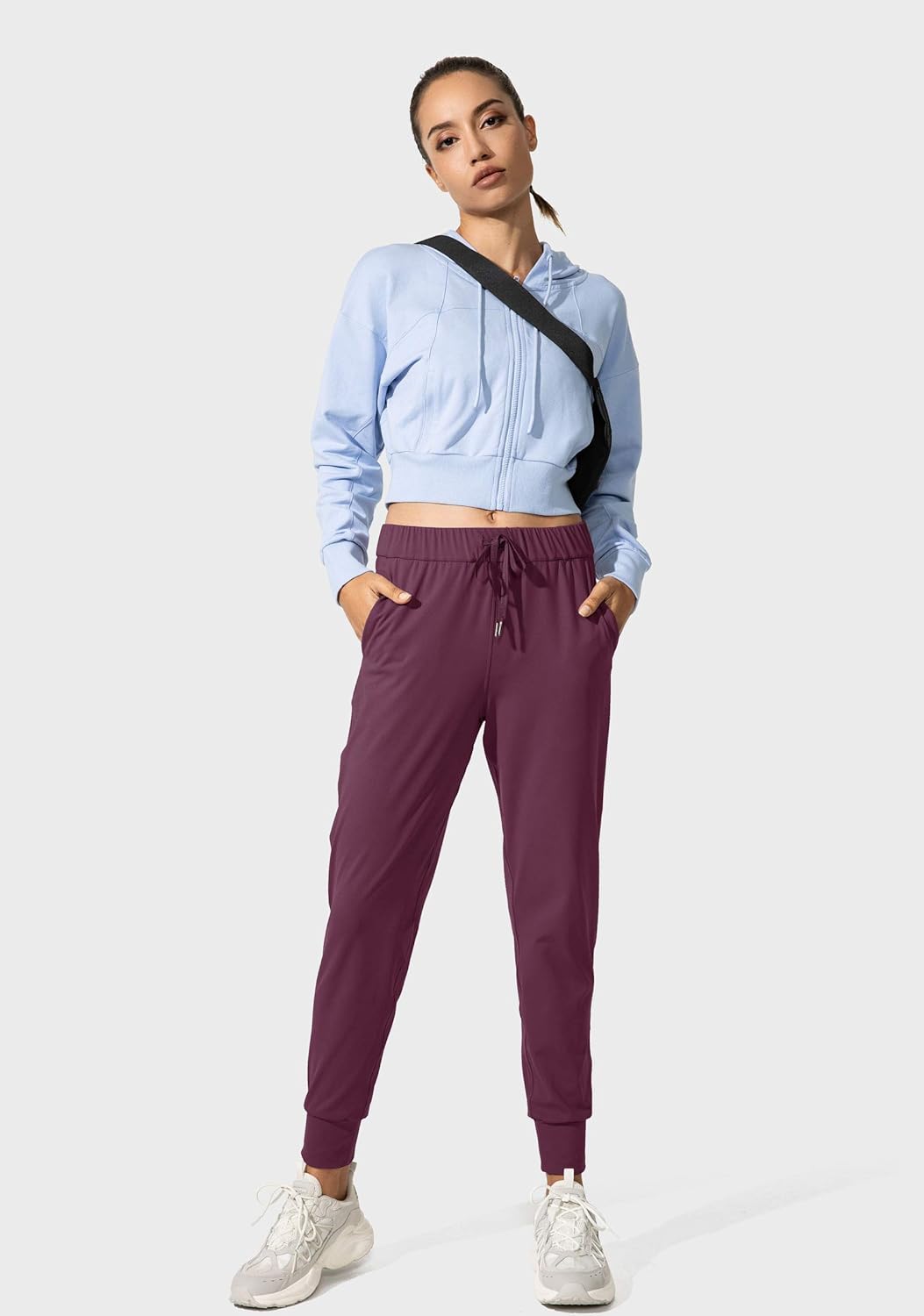 SANTINY Women's Joggers - Comfortable Running Sweatpants with Pockets | Perfect for Lounge & Workout