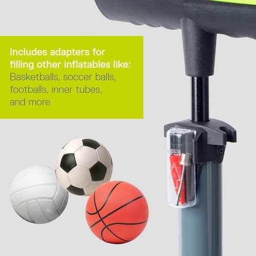 Delta Cycle Bike Pump with Gauge - Compact Tire Pump for Schrader & Presta Valves | Easy-to-Read Design
