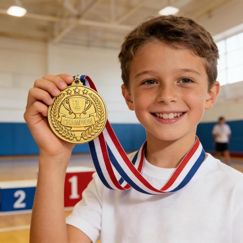 GOLDGE Gold Medals - 36Pcs Champion Awards with Neck Ribbons | 2'' Winner Trophies for Sports Teams