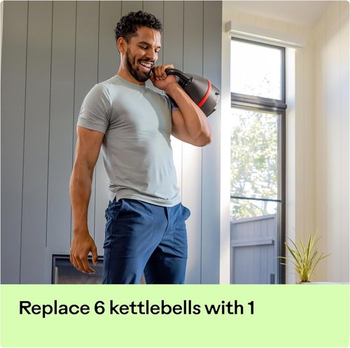 BowFlex SelectTech 840 Adjustable Kettlebell - Versatile Weight for Home Workouts | Compact Design