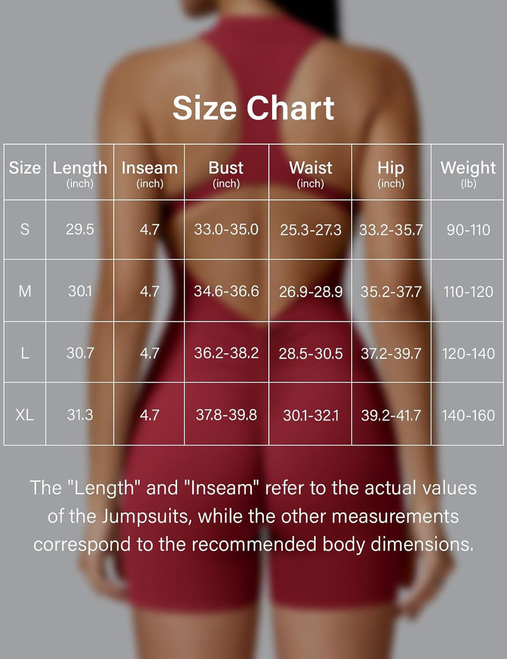 YEOREO Women's Jumpsuit - Zip Up Backless Bodysuit with Tummy Control | Sleeveless Yoga Wear