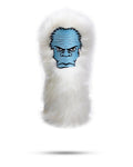 Pins & Aces Yeti Utility Head Cover - Premium, Hand-Made Fuzzy Driver Headcover - Funny, Tour Quality Golf Club Cover - Style and Customize Your Golf Bag (Utility)