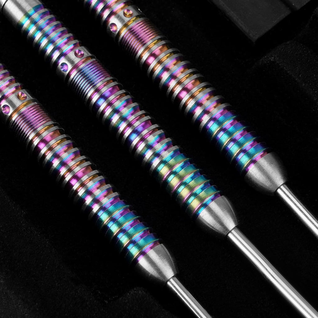WIN.MAX Darts Metal Tip Set - Professional 90% Tungsten Steel Darts with Extra Flights | 20-28 Grams