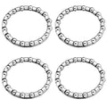 Lanturn Bicycle Headsets Ball Bearing 5/32 Inch x 16 Balls,4 Pcs Bike Ball Bearings Retainer for Bike Fork Headsets, Kids MTB Bicycle Replacement Repair Accessories