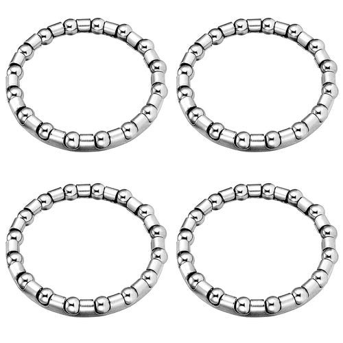 Lanturn Bicycle Headsets Ball Bearing 5/32 Inch x 16 Balls,4 Pcs Bike Ball Bearings Retainer for Bike Fork Headsets, Kids MTB Bicycle Replacement Repair Accessories