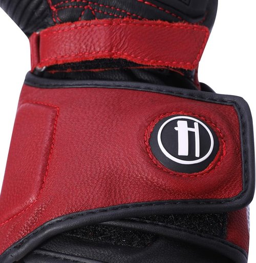 Harssidanzar Leather Motorcycle Gloves - Carbon Fiber Knuckle Protection | Unisex KM045