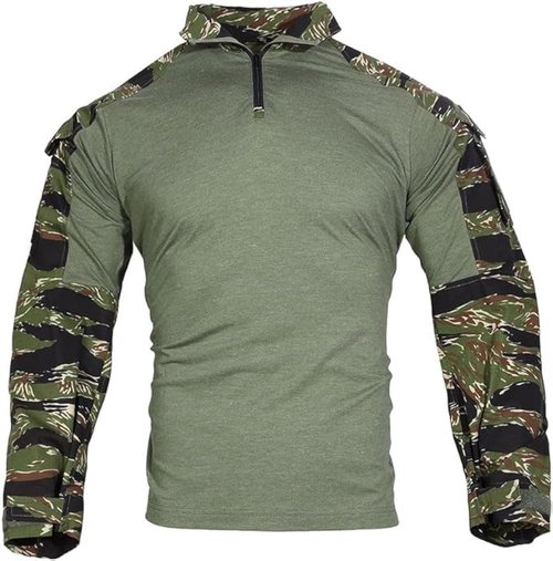 EMERSONGEAR Men's Tactical Shirt - Gen3 Quick-Dry Long Sleeve Combat BDU Top for Airsoft & Paintball