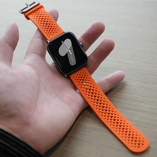 Lamshaw Compatible for AT&T AmiGo Jr Watch Bands, Sport Desgined Silicone band with Metal Buckl Compatible for amiGo Jr Watch (Orange)