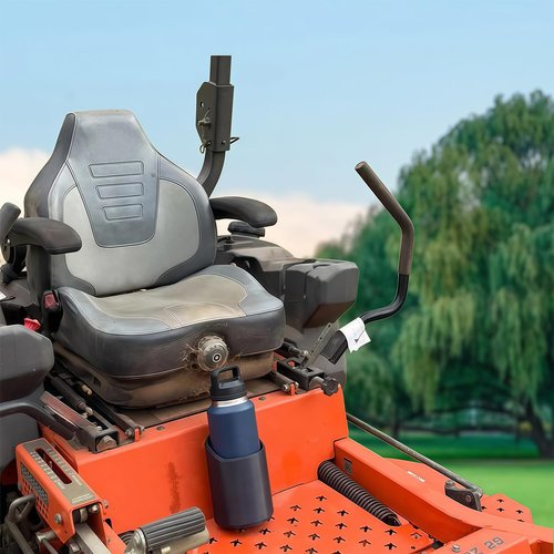 Magnetic Cup Holder Heavy Duty for 46 50 64 oz Bottles, Truck Bed & Bus Mounts, Portable Water Bottle Organizer Rack, Golf Cart, Tractor, Lawnmower Drink Holder Accessories (46oz)