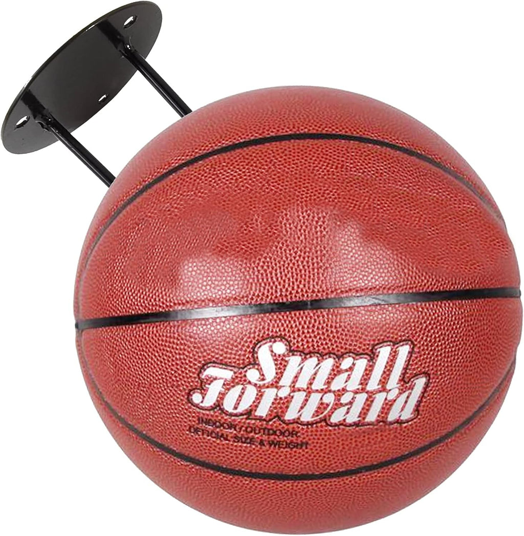 Skiennix Sports Ball Holder Rack - Wall Mounted Steel Storage for Basketball, Volleyball, Rugby, Soccer | 2PCS Set