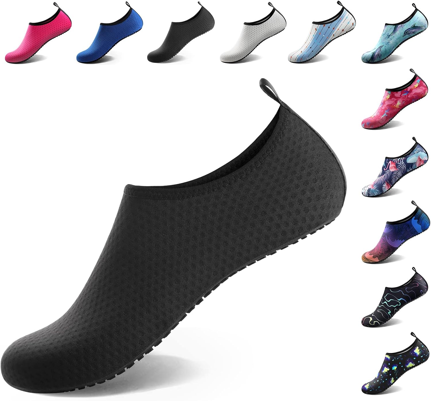 Skiennix Water Shoes - Quick-Dry Aqua Socks for Beach & Pool | Ideal for Adults & Youth