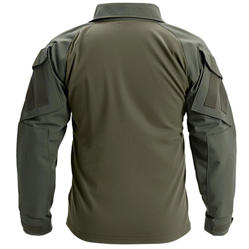 IDOGEAR Men G3 Combat Shirt with Elbow Pads Rapid Assault Long Sleeve Shirt Tactical Military Airsoft Clothing (Ranger Green, X-Large)