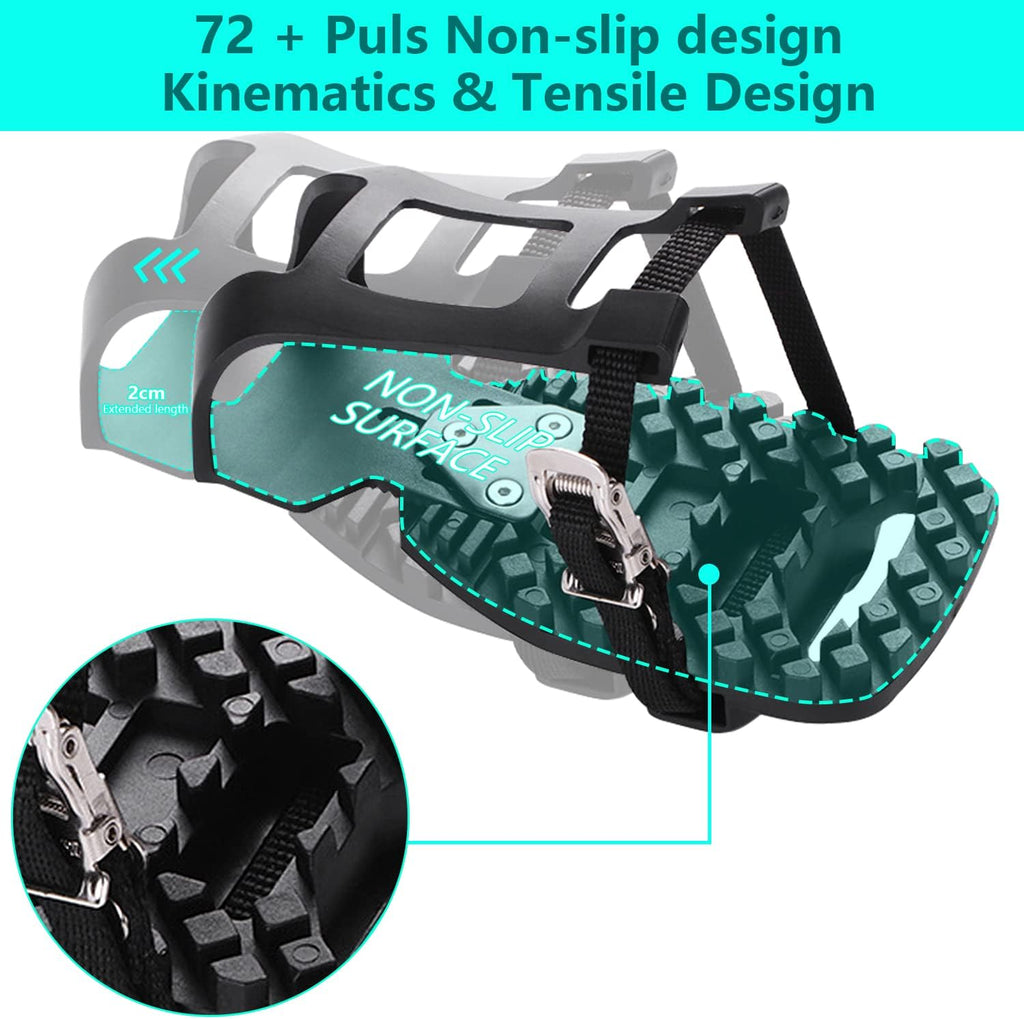 Skiennix Friendship Toe Cages - Convert Look Delta Pedals to Toe Clip Cages for Regular Shoes