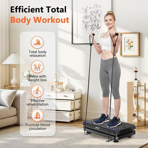 AXV Vibration Plate - Full Body Fitness Machine for Weight Loss | Shaker Workout Platform