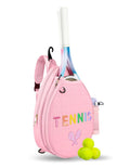 Pink Tennis Bag for Women Crossbody Sling Backpack - NZNDB