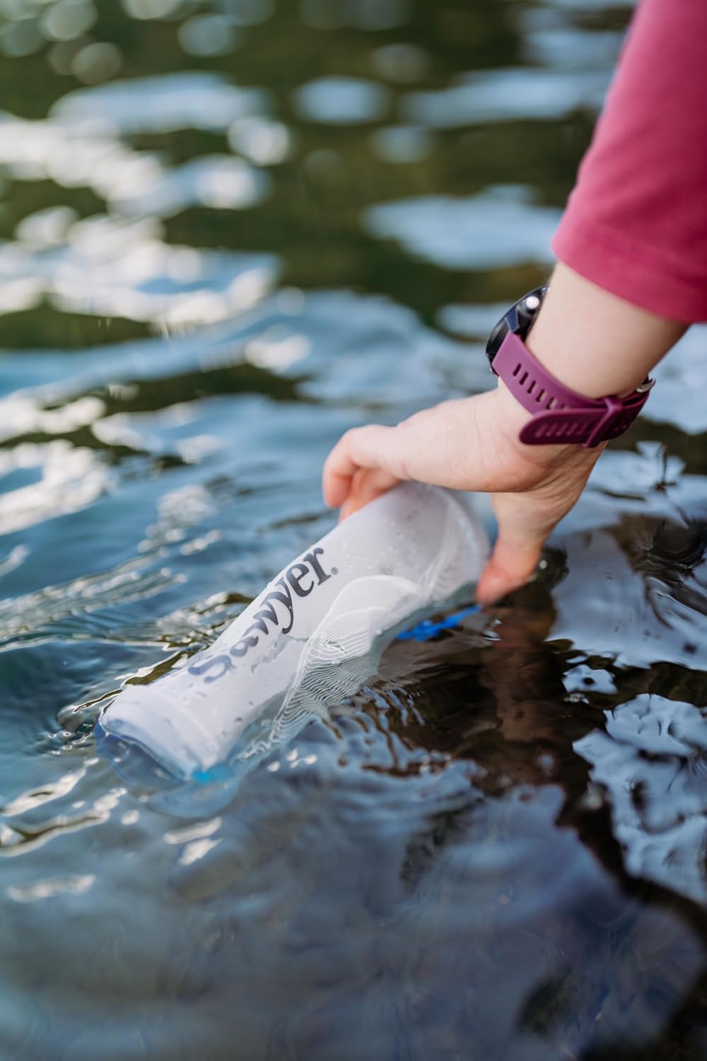 Sawyer Products Water Filtration System - Cnoc Premium 1L Bottle for Clean Drinking Water