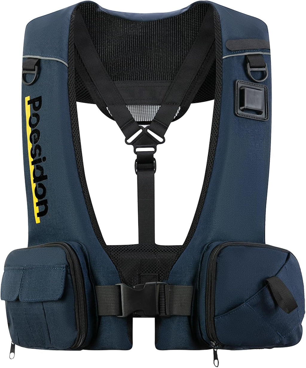 Skiennix Adjustable Lightweight Breathable Life Jacket - Classic Unisex Design with Dual Storage Pockets