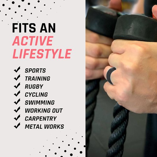 botthms - Men’s Rings, Silicone Wedding Rings, for Active Lifestyle (8)