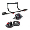Perfect Fitness Multi Gym Pro Pull up Bar + Perfect Pushup + Ab Carver Pro, All-In-One Home Gym Set