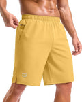 G Gradual Men's Gym Shorts - Quick Dry Athletic Running & Basketball Shorts with 2 Zipper Pockets | 7"/5"/9" Sizes