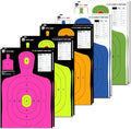 Atflbox High Visibility 5-Color Silhouette Target Paper - 23x35 Inch for Indoor/Outdoor Shooting