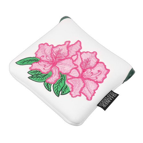 SHABIER Golf Large Mallet Putter Headcover with Flower Design for Golf Putter Club
