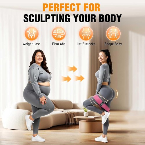 Fabric Resistance Bands by Skiennix - Versatile Exercise Bands for Glutes, Legs & Home Workouts