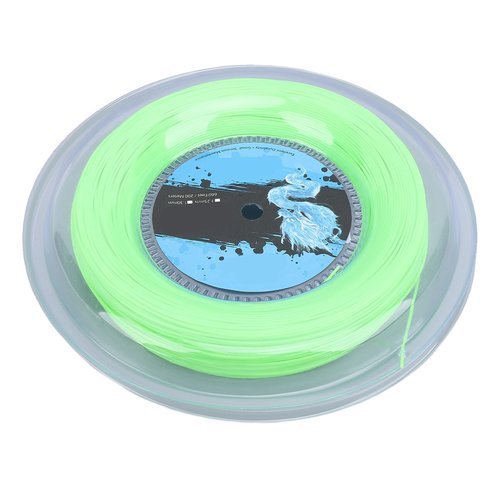 Jwthee Professional Durability Polyester Tennis String 200m Reel, Training Competition Tennis String with High Visibility Fluorescent Color, Compatible with All Rackets