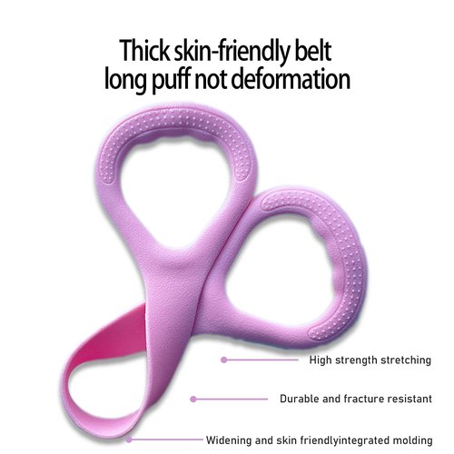 Nzwnxdtq Figure 8 Resistance Band With Handles, Elastic Bands for Working Out,Arm,Back,Shoulder Training Elastic Ropes,Exercise Equipment for Yoga, Pilates,Physical Therapy Stretching (3 Color)