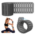 VOGOGE Magnetic Ankle Weights for Women Men Set of 2 (1 lb Each) Adjustable Wrist Weights for Pilates, Yoga, Workout and Daily Training, Graphite Gray & Silver Gray