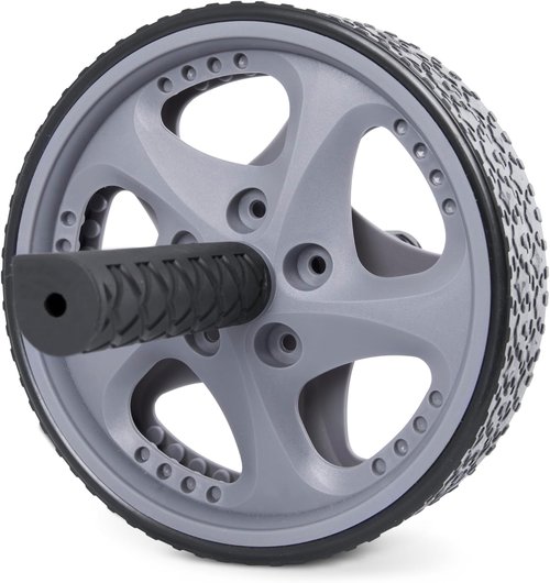 CAP Barbell Abdominal Wheel - Durable Core Strength Trainer | Black and Gray Design