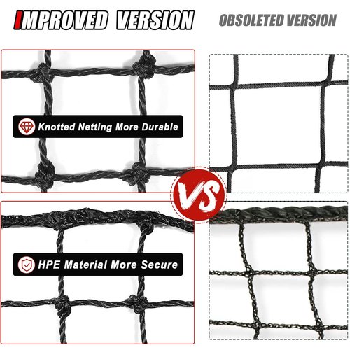 AOLIGEIJS Golf Net,Golf Practice Net,Sports Netting,Sports Practice Barrier Net,Heavy Duty Ball Netting