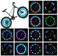 Waterproof LED Bike Wheel Lights (2 Pack) 25 Pattern Spoke Lights for Night Riding