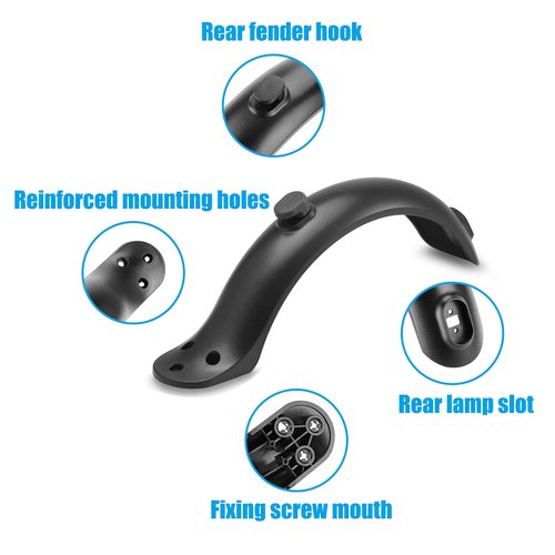 Yungeln Rear Mudguard Scooter Fender Bracket Scooter Replacement Accessory Support Mudguard Bracket Fender Compatible with Xiaomi 1S / M365 / Pro