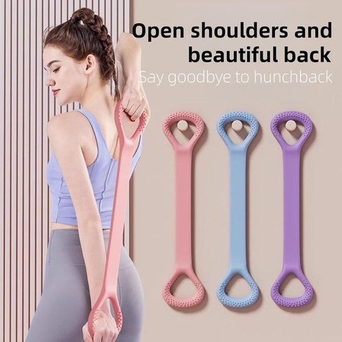 ANIS·KEAAR Figure 8 Resistance Bands - Elastic Fitness Ropes for Full-Body Workouts | Ideal for Yoga, Pilates & Home Gym
