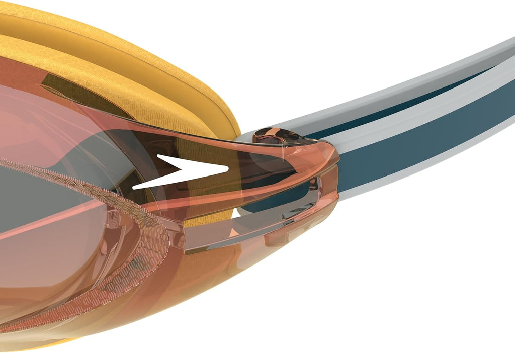 Speedo Swim Goggles - Mirrored Vanquisher 2.0 for Enhanced Clarity and Comfort