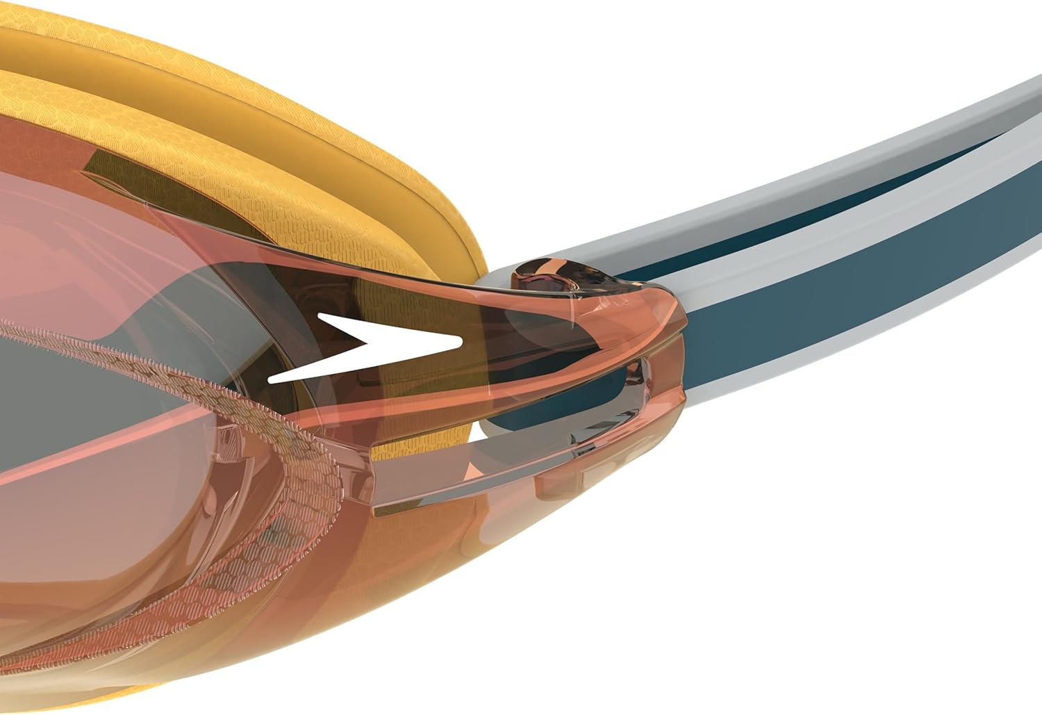 Speedo Swim Goggles - Mirrored Vanquisher 2.0 for Enhanced Clarity and Comfort