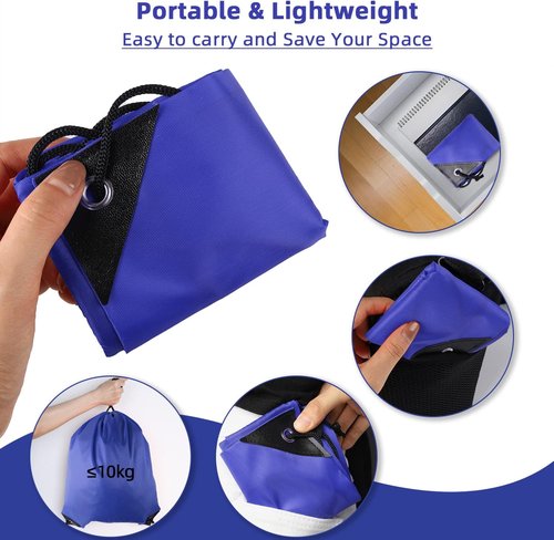 GoodtoU Drawstring Bags - 20 Pcs Cinch Gym Sackpacks for Men & Women | Blue Color