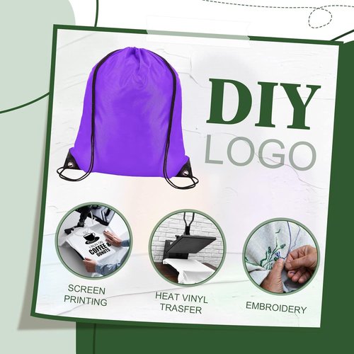 LEIFIDE Drawstring Bags - 200 Pcs Bulk Nylon Sport Packs for Homeless Care | Multicolor