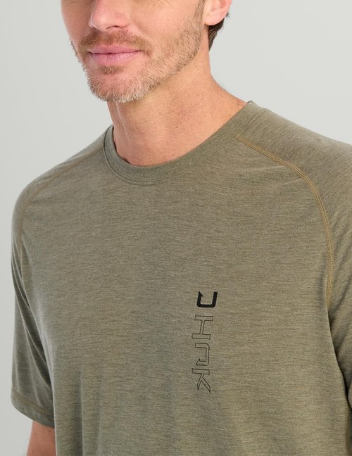 HUK Men's Performance Fishing Shirt - Lightweight Drift Short Sleeve Jersey with UPF Sun Protection