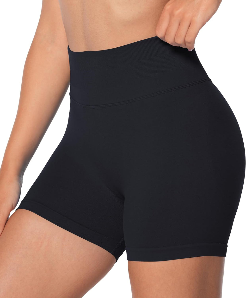 Sunzel Women's Biker Shorts | High Waisted Seamless Scrunch Butt Design for Tummy Control & Workout Comfort