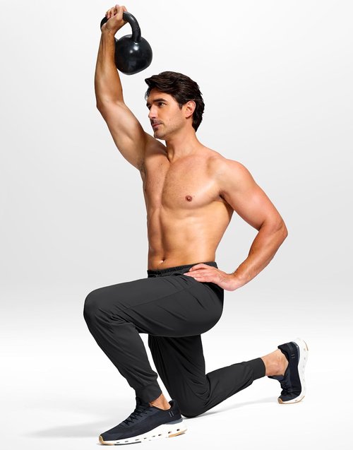 G Gradual Men's Joggers - Lightweight Athletic Pants with Pockets for Gym & Running | Stretch Fit