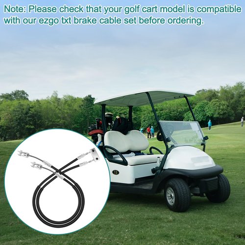 RO6G Replacement EZGO Brake Cable 70969-G03 for EZGO TXT Brake Cable and Ezgo Medalist Brake Cable Gas & Electric Golf Carts (1994-2008 Up), Replace 70716-G03 70273-G03 Golf Cart Brake Cable