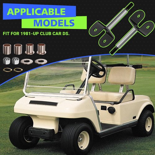 CLUBRALLY Golf Cart King Pin Repair Kit for 1981-Up Club Car DS Gas & Electric Golf Cart, OEM#1016386