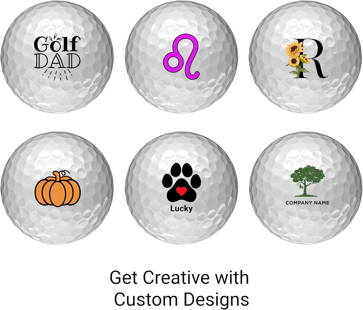 Titleist Pro V1X Golf Balls - Personalized with Logo, Image, or Text | Set of 12