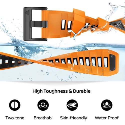 U-LIMVE Watch Band for Garmin Fenix 8 47mm/Fenix 7 Pro/Fenix 7/Fenix 6 Pro/Fenix 6/Fenix 5/Epix Pro 47mm/Fenix E, 22mm Silicone QuickFit Band