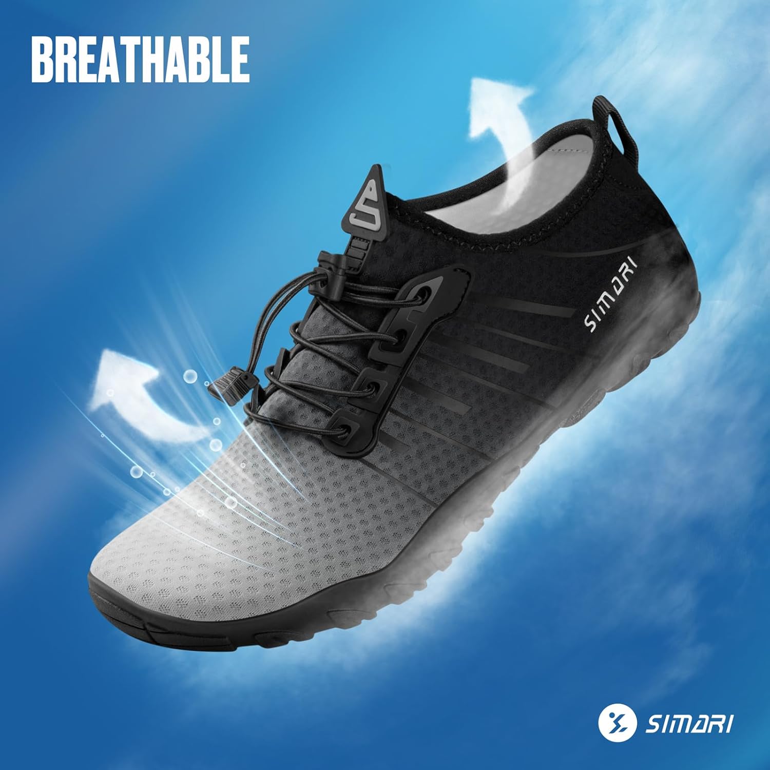SIMARI Water Shoes - Lightweight Quick-Dry Aqua Socks for Surfing & Beach Sports | Non-Slip Design