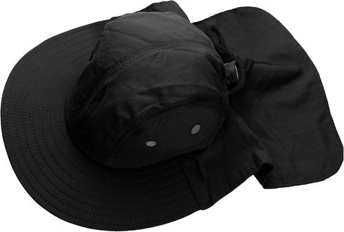 Falari Outdoor Sun Hat - Wide Brim with Neck Flap for Hiking, Gardening & Fishing | UV Protection